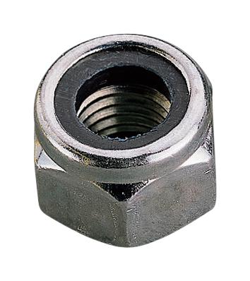 M3- N5ST-Z100- NUT, LOCKING, STEEL, BZP, M3, PK100 TR FASTENINGS