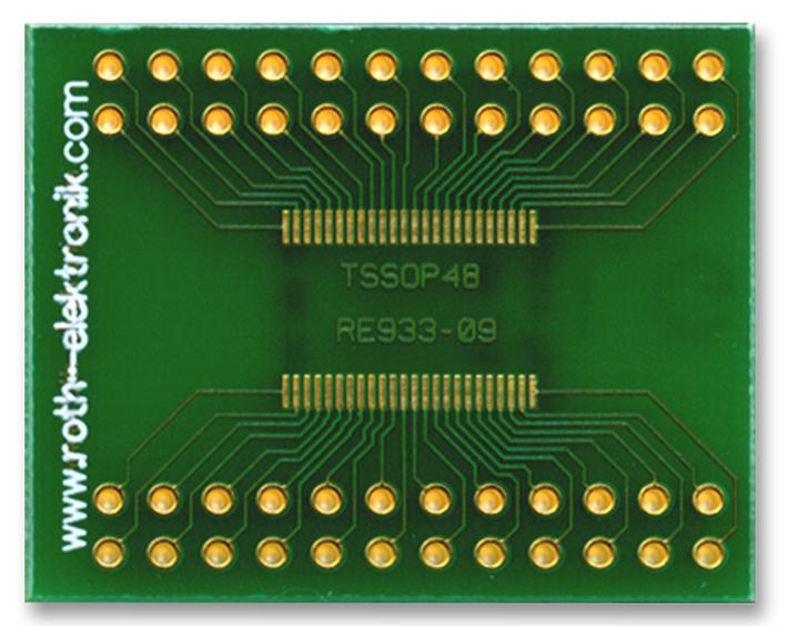 RE933-09 ADAPTOR, SMD, TSSOP-48, 0.50MM ROTH ELEKTRONIK