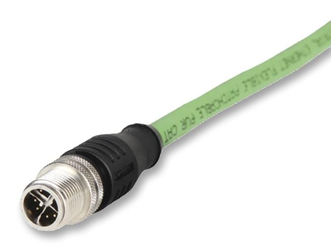 METZ CONNECT Sensor Cable Assemblies 142M2X10010 SENSOR CABLE, M12 PLUG 8POS-FREE END, 1M METZ CONNECT 2442820 142M2X10010