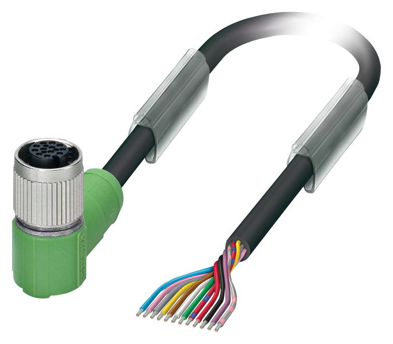 1430653 SENSOR CORD, 12P M12 RCPT-FREE END, 1.5M PHOENIX CONTACT