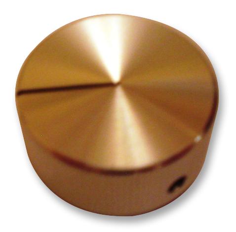 KB00014 KNOB, AL, 12.7MM, SILVER, 6.4MM MULTICOMP