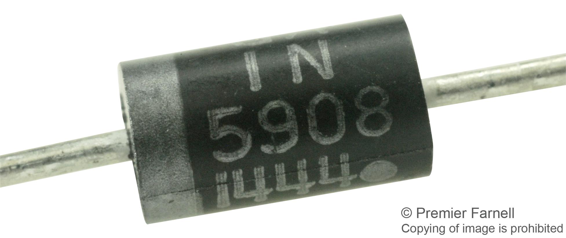 1N5935BRLG ZENER DIODE, 27V, 3W, DO-204AL ONSEMI