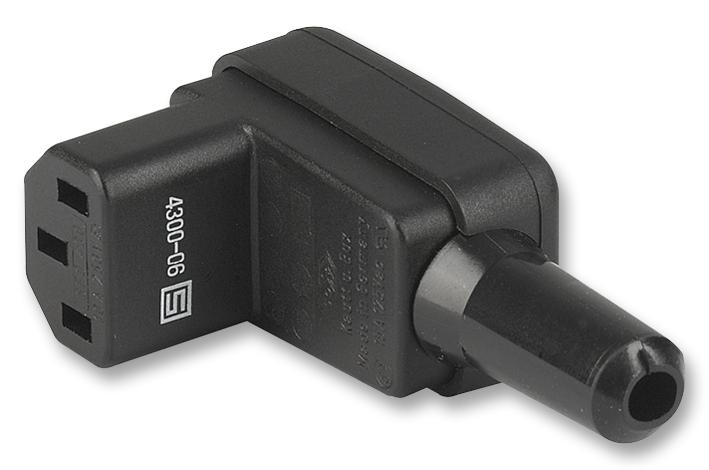 4300.0609 SOCKET, IEC, R/A, C13, 4300-06, 10A SCHURTER