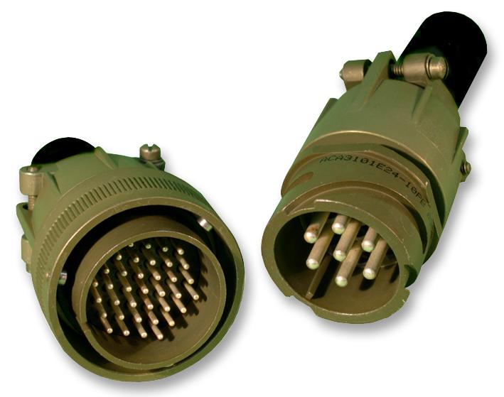 ACA3101E24-10SB CONNECTOR, CIRCULAR, SIZE 24, 7WAY AMPHENOL
