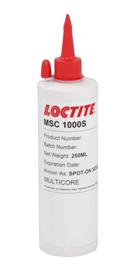 MSC 1000S 250ML SOLDER RESIST, SPOT-ON, BOTTLE, 250ML MULTICORE / LOCTITE