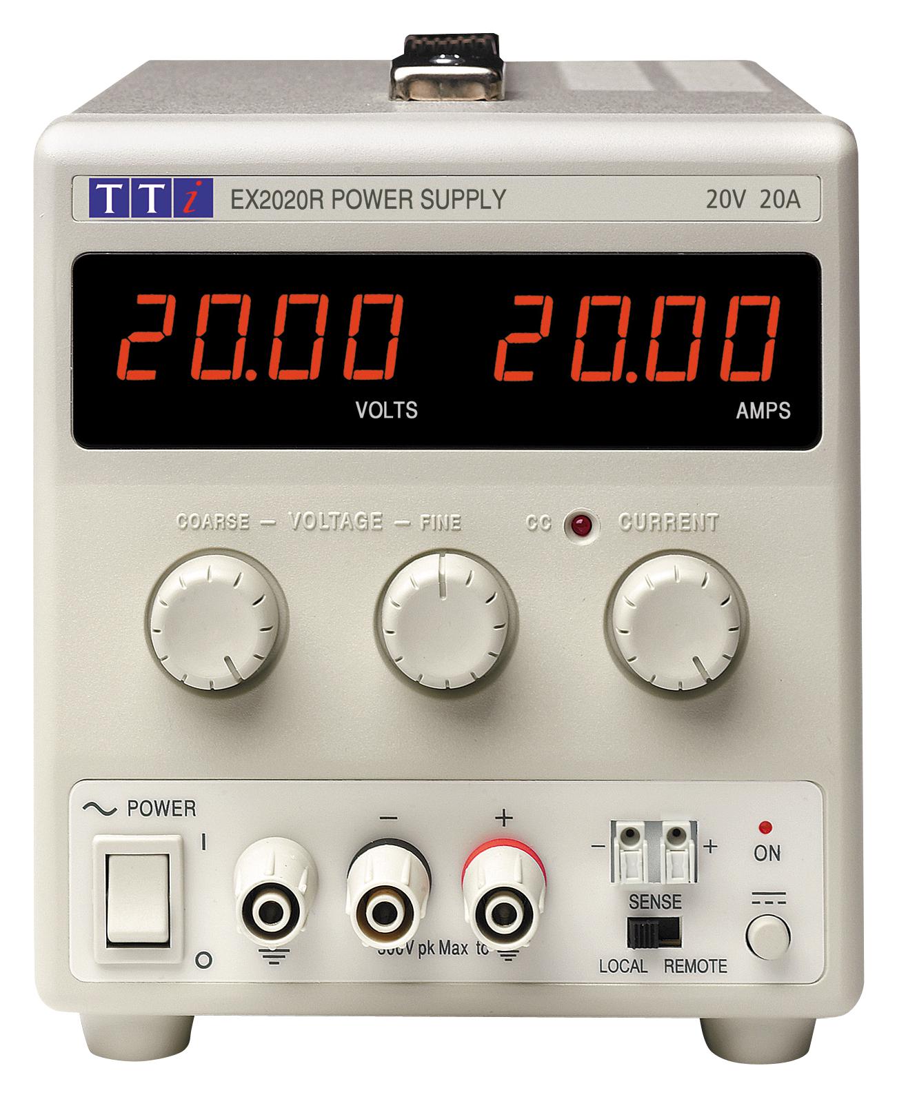 EX2020R POWER SUPPLY, 1CH, 20V, 20A, ADJUSTABLE AIM-TTI INSTRUMENTS