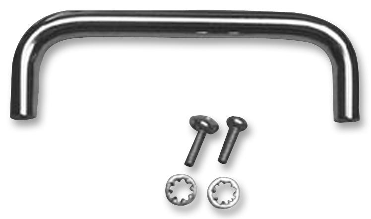 1427B2BK HANDLES, 1U, BLACK, PK2 HAMMOND