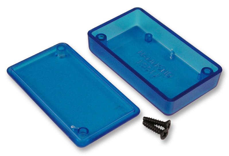 1551JTBU CASE, ABS, BLUE, 60X35X15MM HAMMOND