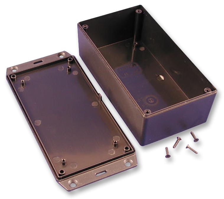 1591XXLSFLBK BOX, ABS, FLANGED, 87X57X39MM HAMMOND
