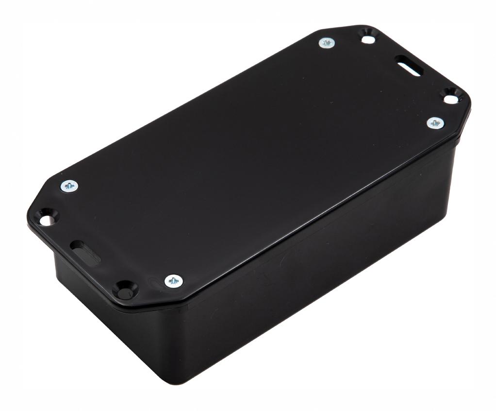 BIM2004/IP-BLK BOX, ABS, BLACK, 140X65X40MM CAMDENBOSS