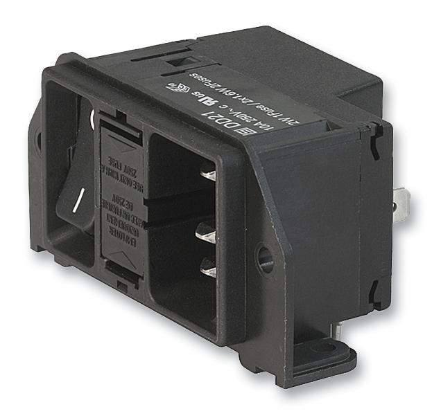 DD21.0121.1111 INLET, IEC, 2P SWITCH/2P FUSE SCHURTER