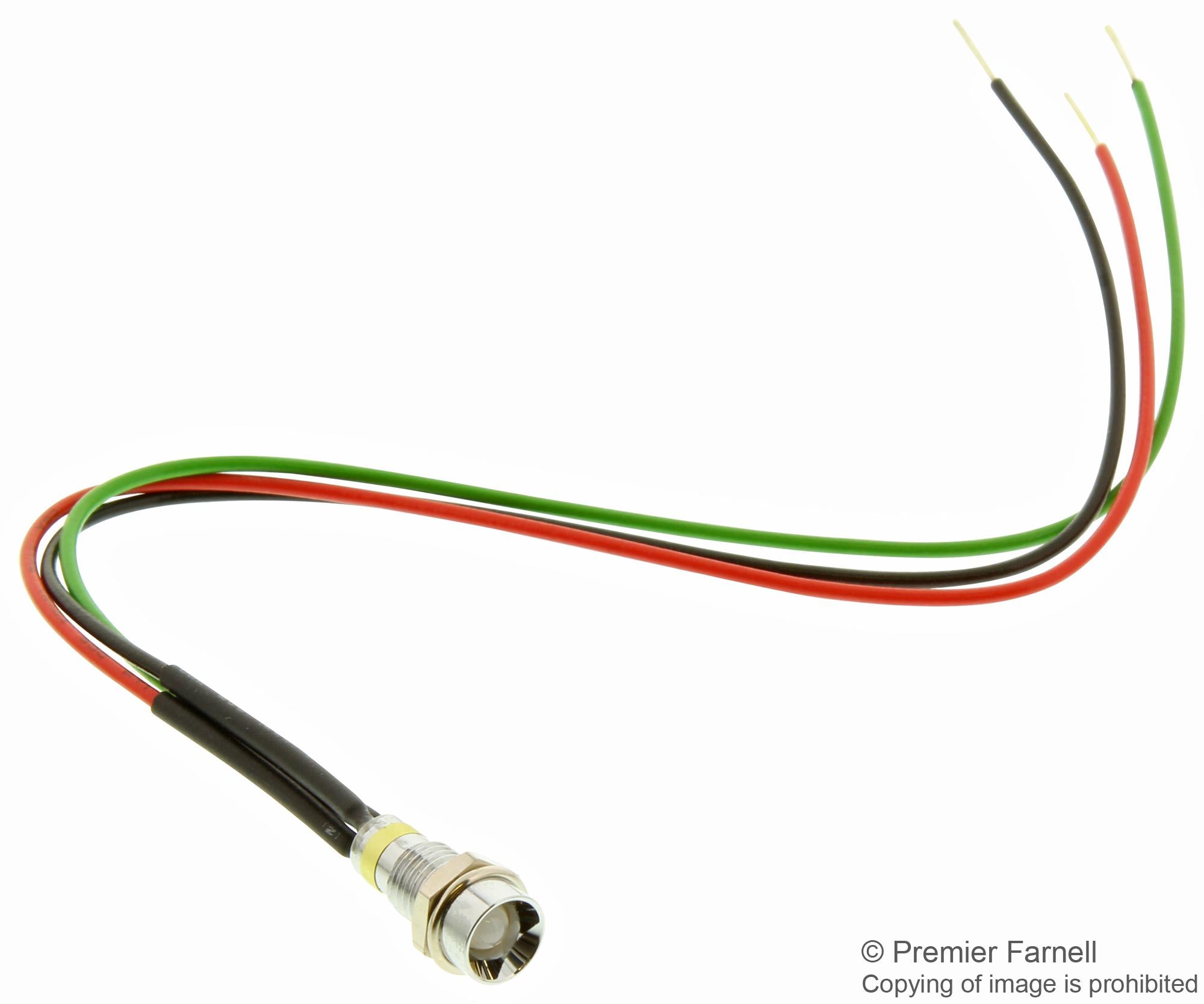 606-2415-110F LED INDICATOR, 5MM, BI, R, G DIALIGHT