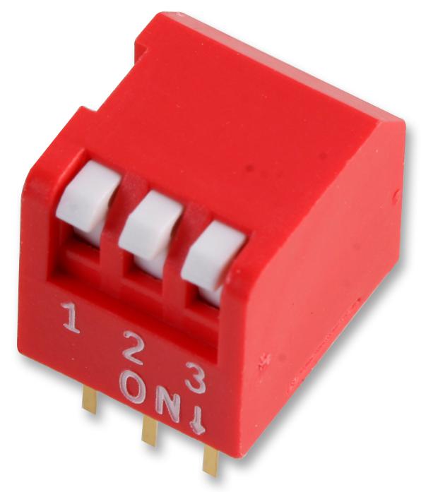 MCNDP-03V DIP SWITCH, 3POS, SPST-NO, PIANO KEY, TH MULTICOMP PRO