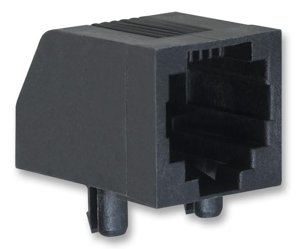 5557314-1 JACK, SMT, SIDE ENTRY, 6/6 AMP - TE CONNECTIVITY
