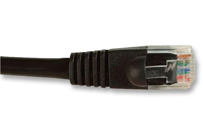 2965-8BK PATCH LEAD, CAT5E, BLACK, 8M VIDEK