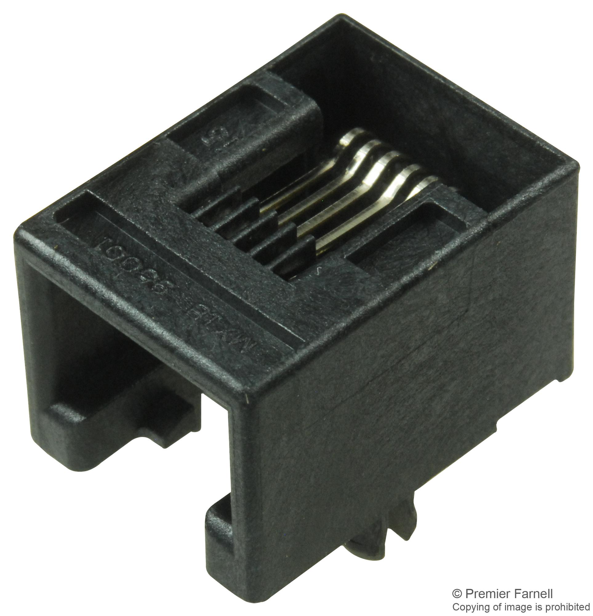 95501-6649 MODULAR CONN, JACK, 6P4C, 1PORT, CAT3 MOLEX