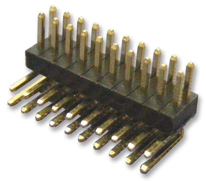 2199R5-50G-301523 HEADER, 2 ROW, R/ANGLE, 50WAY MULTICOMP PRO
