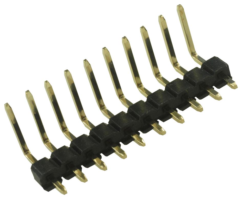 MC34755 HEADER, 1 ROW, R/ANGLE, 10WAY MULTICOMP PRO
