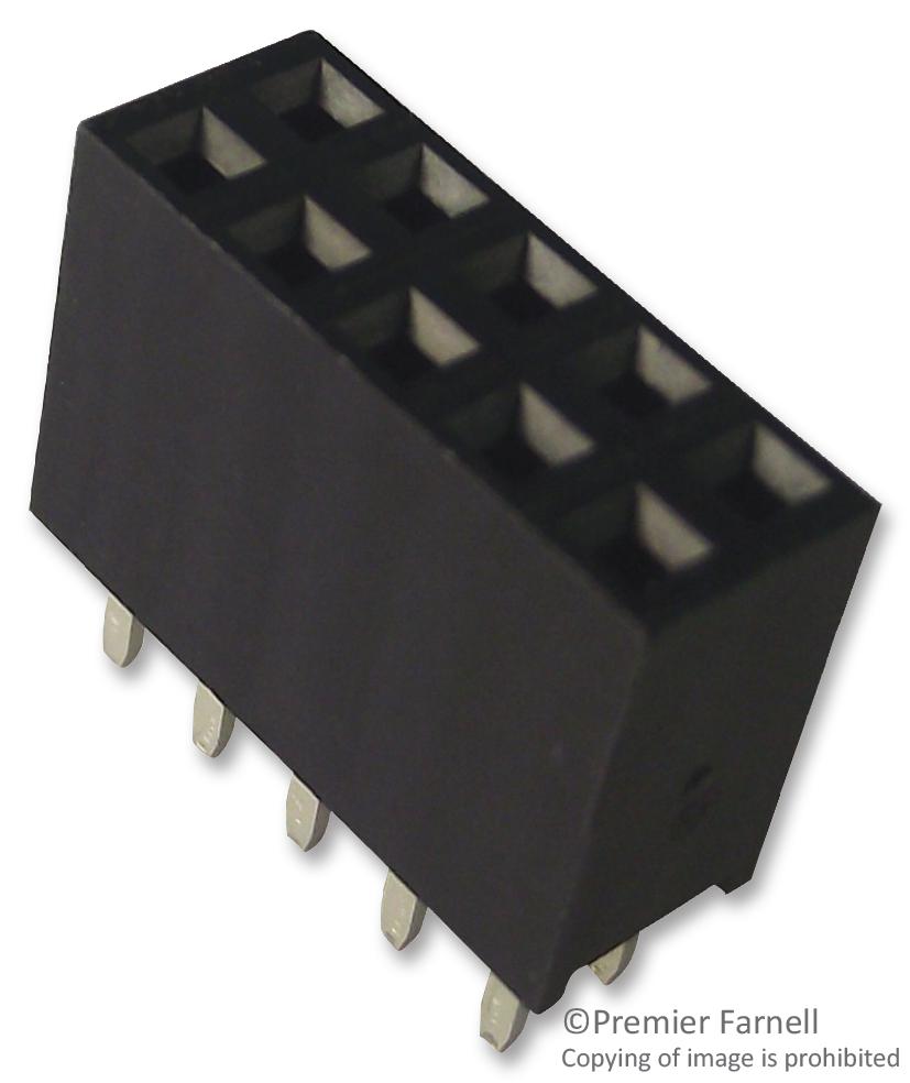 2214S-10SG-85 SOCKET, PCB, 2 ROW, VERT, 10WAY MULTICOMP PRO