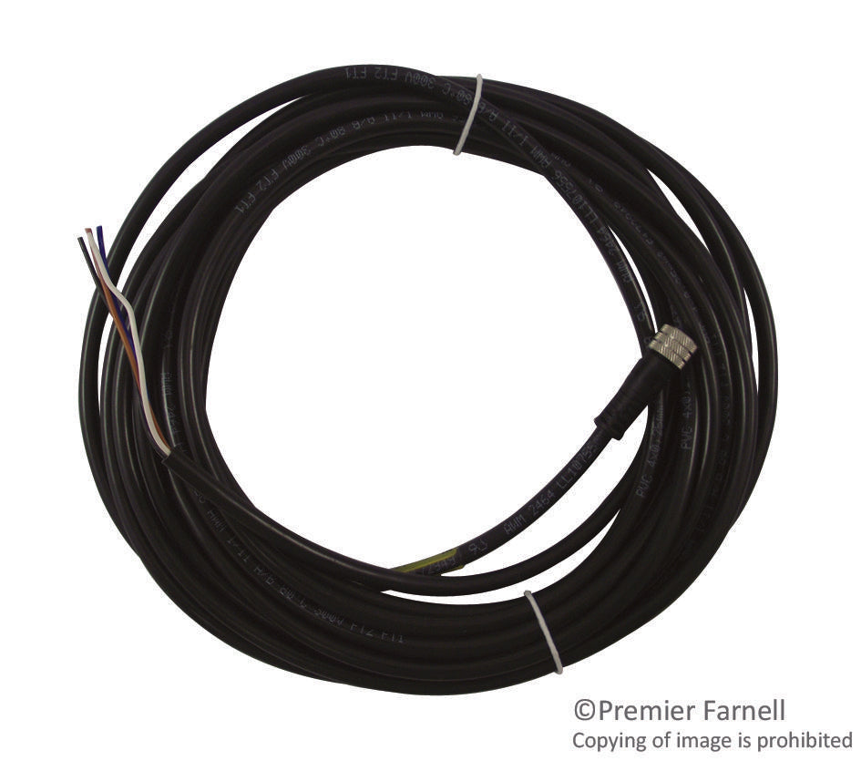 404000E03M050 LEAD, M8, 4WAY, 5M, PVC MOLEX