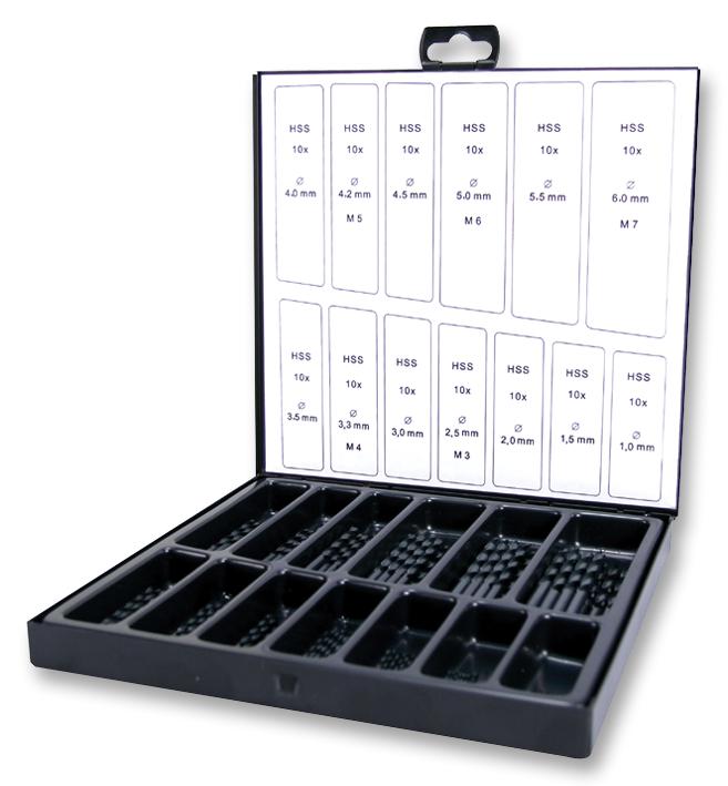 A205195 TWIST DRILL SET DIN 338 N HSS R 130PCS TERRAX