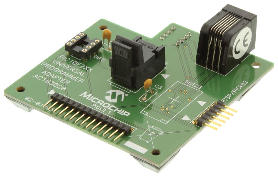 AC163020-2 PROG ADAPTOR, PIC10F, 2X3 DFN MICROCHIP