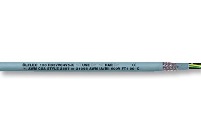 0015907 CABLE, CTRL CY, 7 CORE, 2.5MM, PER M LAPP KABEL