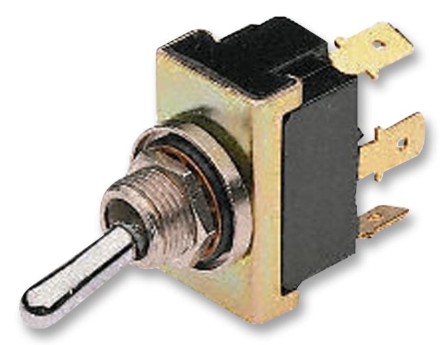 4-6437630-7 ROCKER SWITCH, DPDT, 6A, 250V, RED ALCOSWITCH - TE CONNECTIVITY
