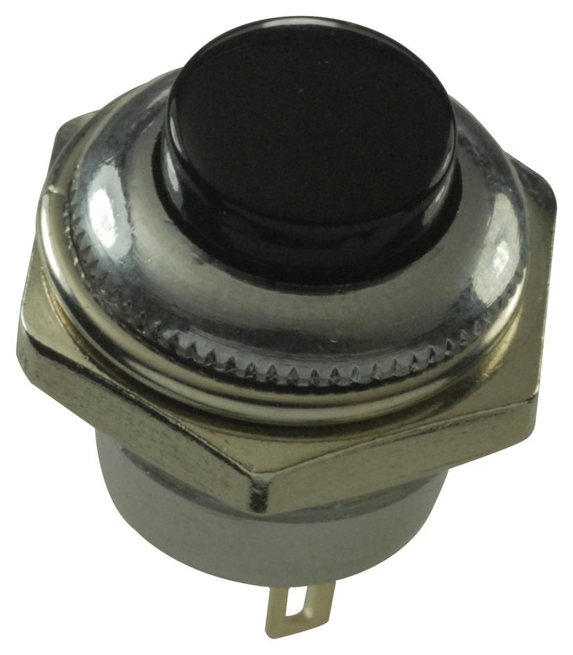 R13-502MC-05-B SWITCH, BLACK PUSH BUTTON, SPDT MULTICOMP PRO