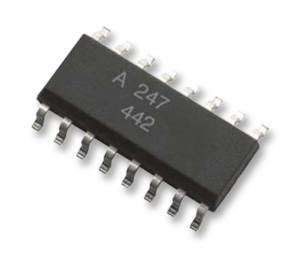 ACPL-247-560E OPTOCOUPLER, QUAD, SMD, DC I/P, VDE BROADCOM