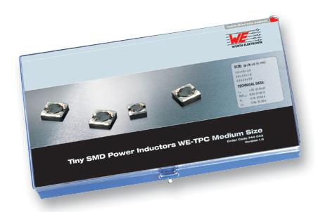 744028 INDUCTORS, ASSORTMENT, SMDSMALL WURTH ELEKTRONIK