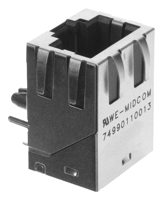 7499211002A JACK, MODULAR, RJ45, 1PORT, 8P8C WURTH ELEKTRONIK