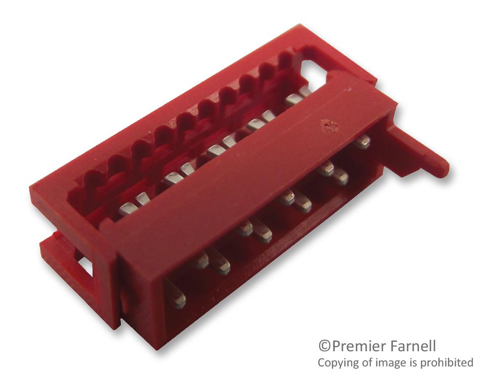 690157000872 PLUG, 2.54/1.27MM, FREE, IDC, 8WAY WURTH ELEKTRONIK