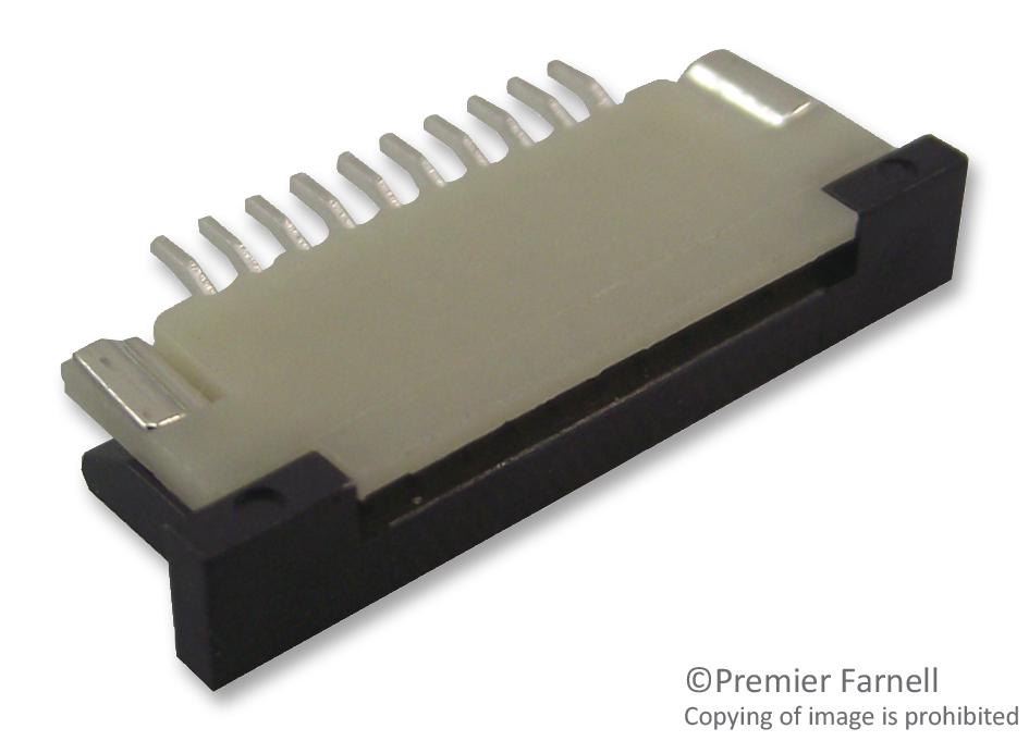 68611014422 FFC, 1MM, R/A, BOTTOM, ZIIF, 10WAY WURTH ELEKTRONIK
