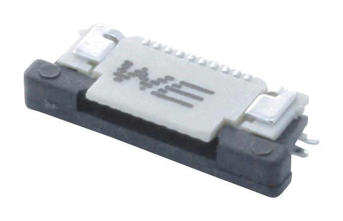 68711014022 FFC, 0.5MM, R/A, TOP, ZIIF, 10WAY WURTH ELEKTRONIK