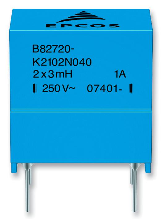 B82720K2102N040 CHOKE, RING CORE, DOUBLE, 3MH, 1A EPCOS