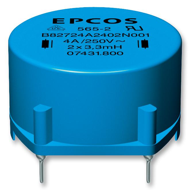 B82724A2102N001 CHOKE, RING CORE, DOUBLE, 33MH, 1A EPCOS