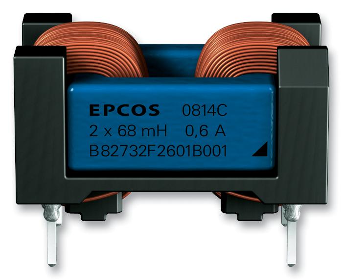 B82732F2162B001 CHOKE, FRAME CORE, 10MH, 1.6A EPCOS