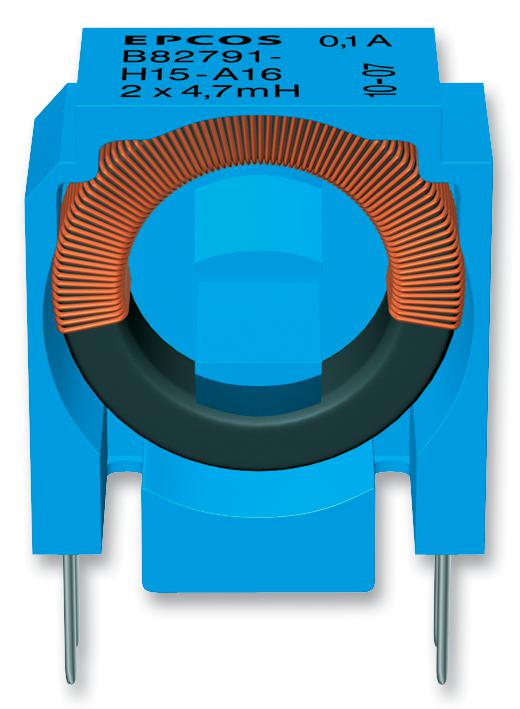 B82791H0015A016 CHOKE, COMMON MODE, 4.7MH, 0.1A EPCOS