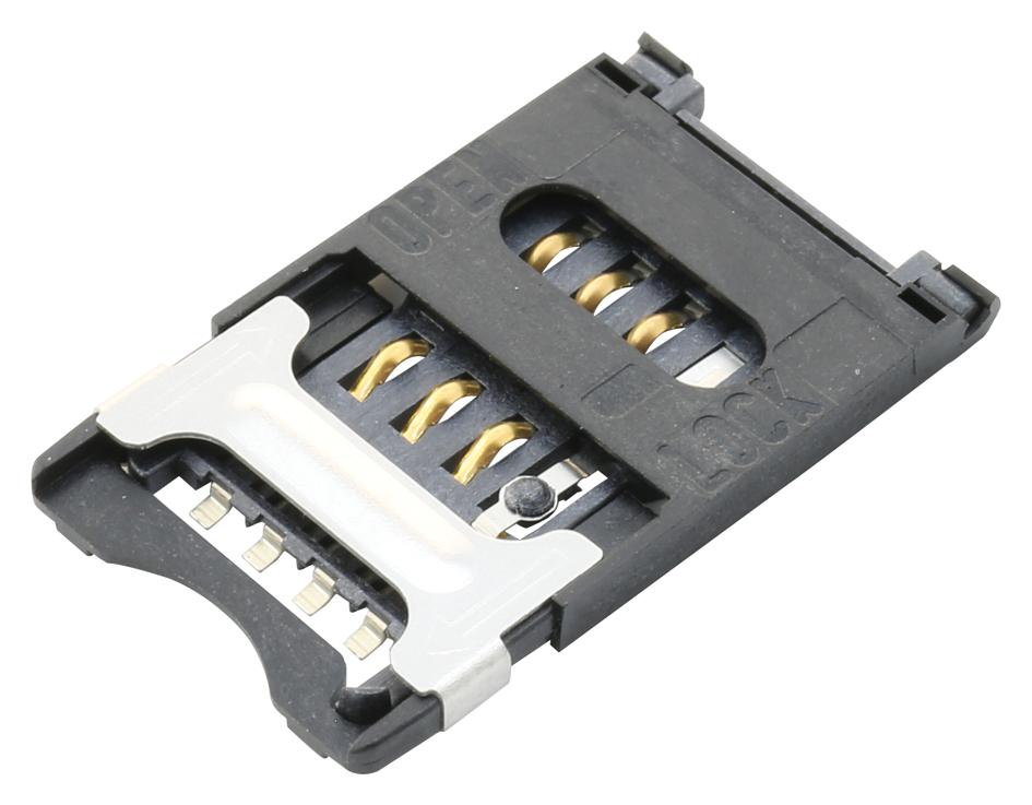 CCM03-3013LFT R102 CONNECTOR, SMARTCARD, SWITCHED, 6WAY C&K COMPONENTS