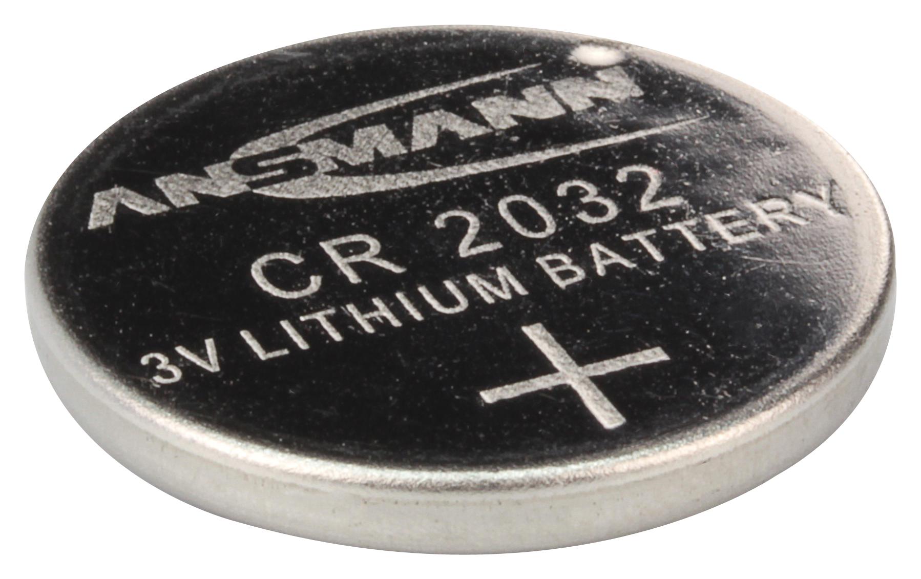 5020122 BATTERY, LITHIUM, CR 2032 ANSMANN