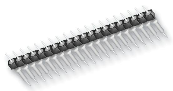 BBS-120-G-A HEADER, 2.54MM, PCB, 20WAY SAMTEC