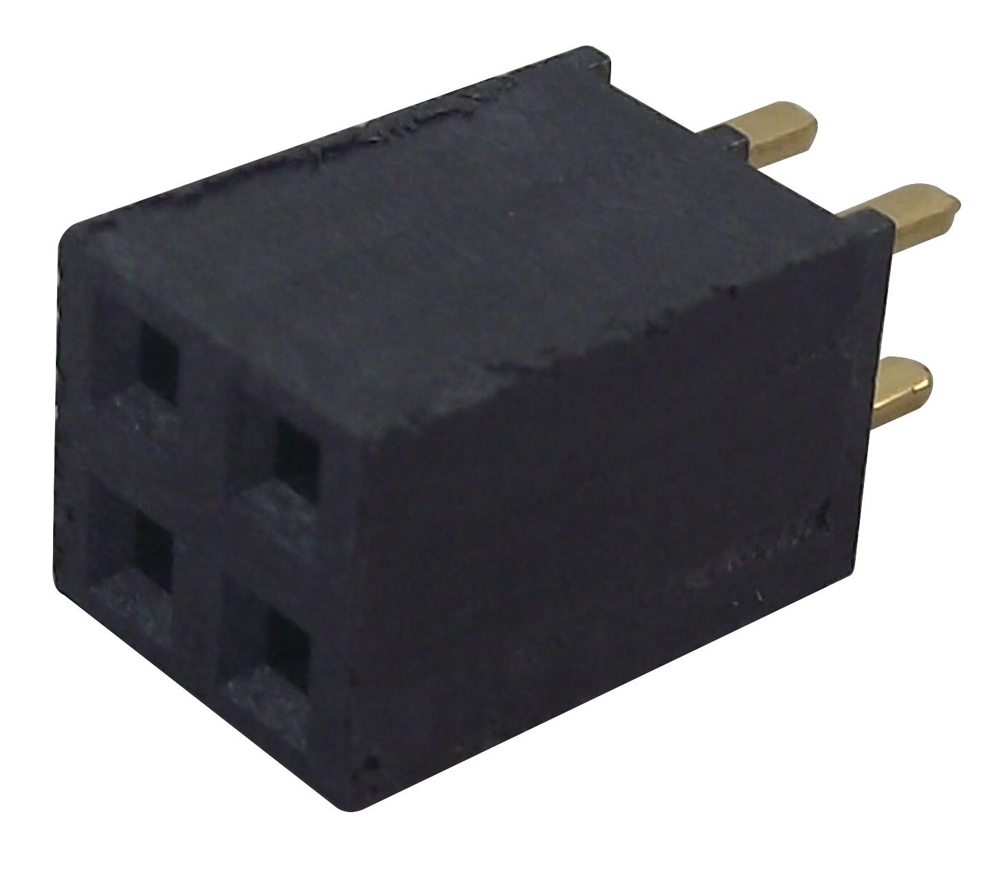 SSW-104-02-S-D RECEPTACLE, 2.54MM, DUAL, 8WAY SAMTEC