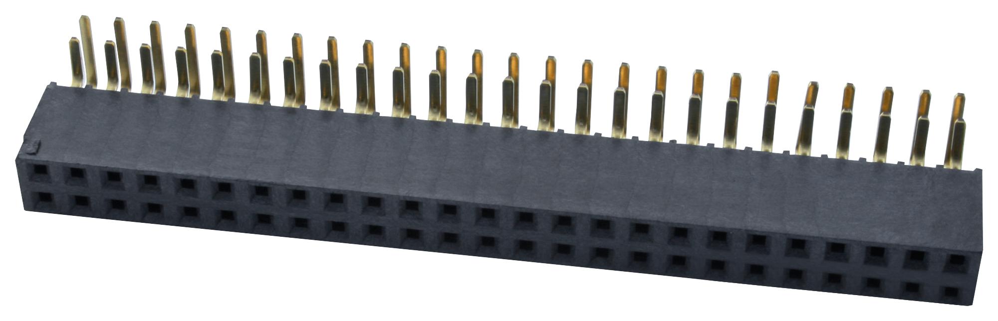 SSW-125-02-G-D-RA RECEPTACLE, 2.54MM, R/A DUAL, 50WAY SAMTEC
