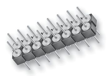 TD-110-G-A HEADER, 2.54MM, DUAL, 20WAY SAMTEC
