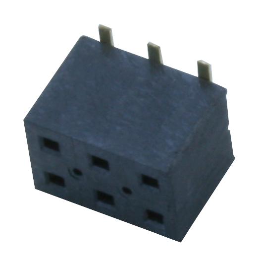 TLE-103-01-G-DV RECEPTACLE, 2MM, DUAL SMD, 6WAY SAMTEC