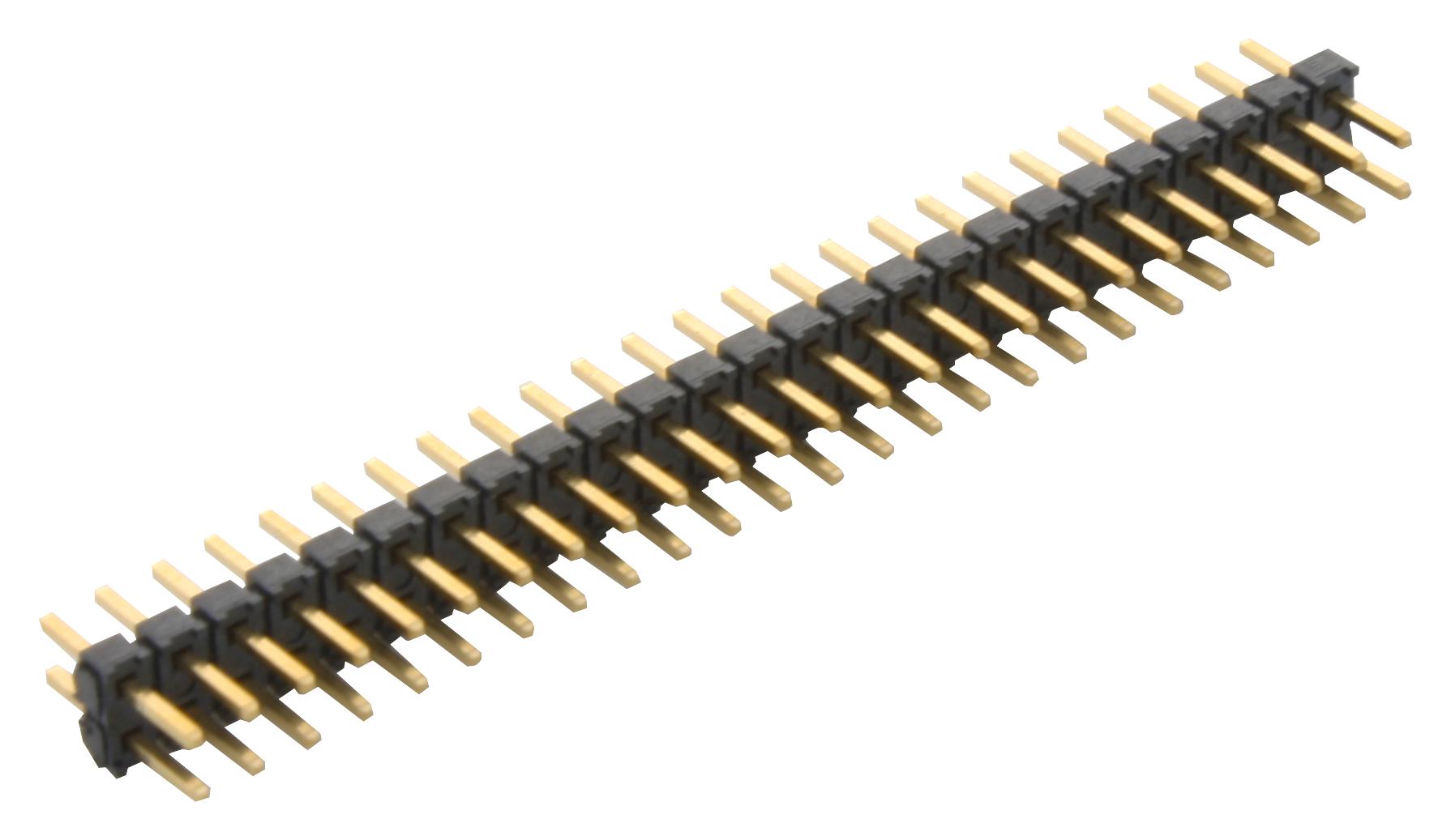 TMM-125-01-G-D HEADER, 2MM, DUAL THRU HOLE, 50WAY SAMTEC