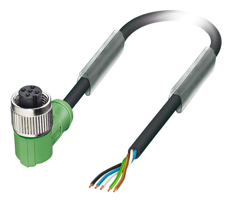 1669864 SENSOR CORD, 5P, M12 RCPT-FREE END, 3M PHOENIX CONTACT
