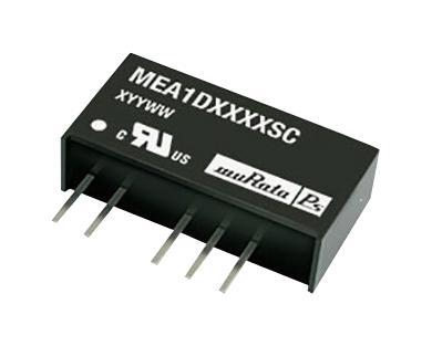 MEA1D1509SC CONVERTER, DC/DC, 1W, 15 TO ±9V MURATA POWER SOLUTIONS