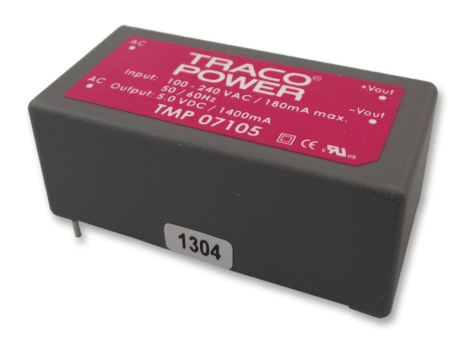 TMP 15215 CONVERTER, AC/DC, ±15V, 0.5A/15W, MODULE TRACO POWER